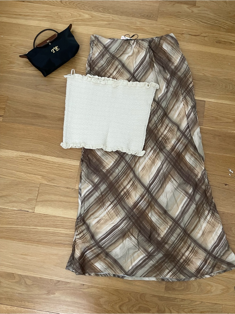 Zara  tan  and Brown Mini Dress - Picture 4 of 4